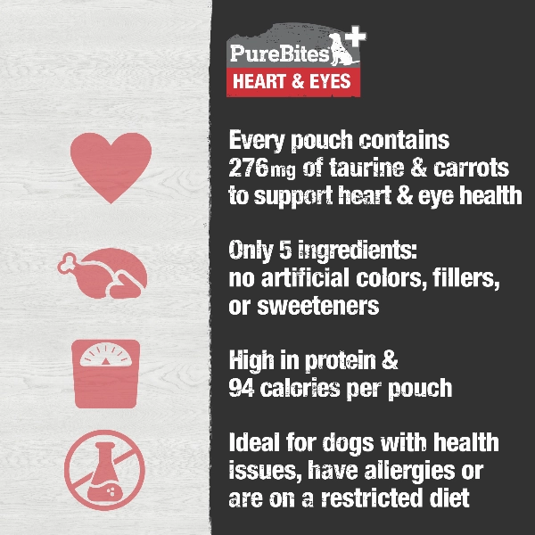 PureBites  Squeezables For Dogs; Heart & Eyes