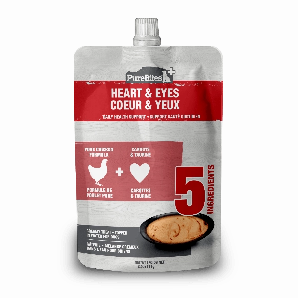 PureBites  Squeezables For Dogs; Heart & Eyes