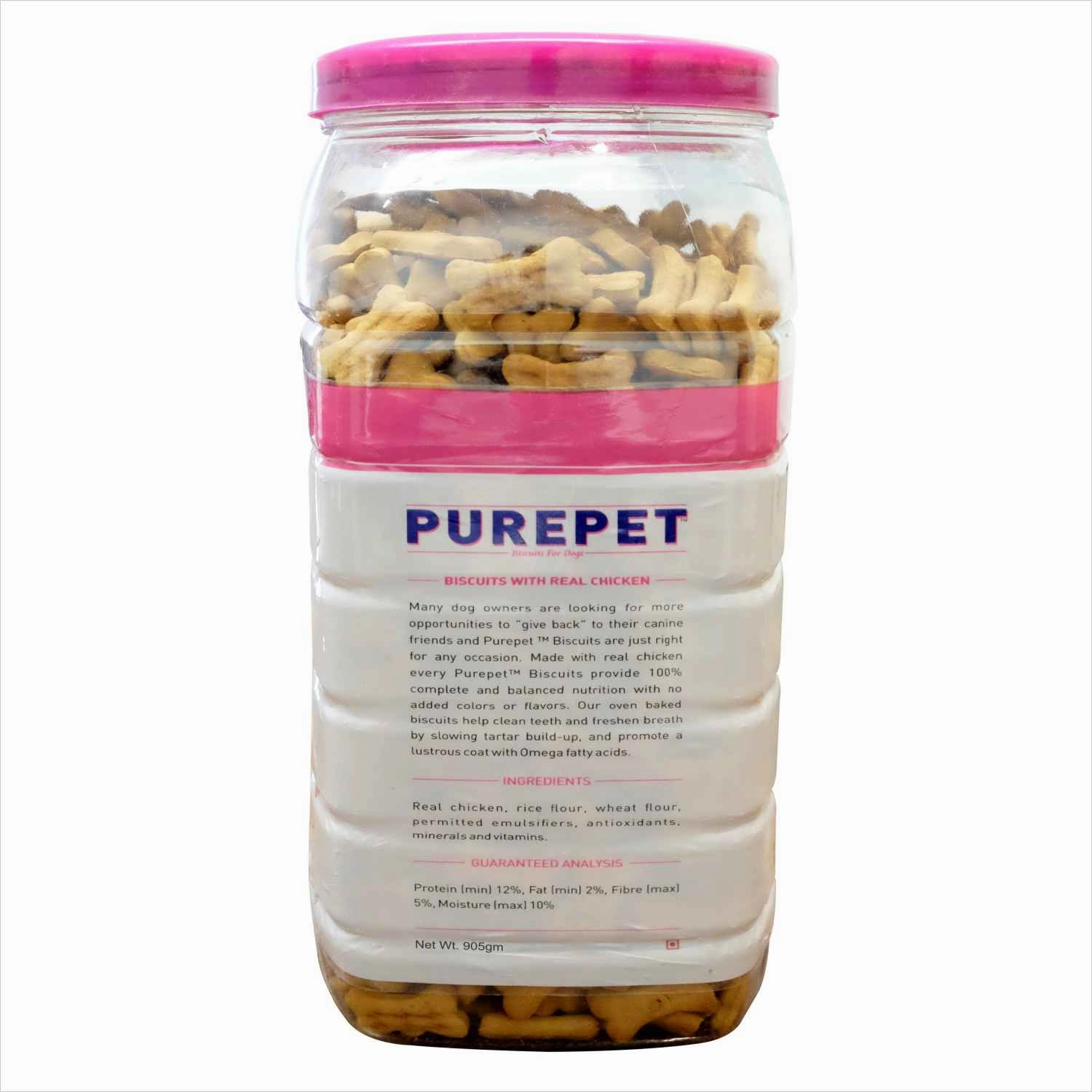 Purepet Mutton Flavour Real Chicken Biscuit Dog Treats