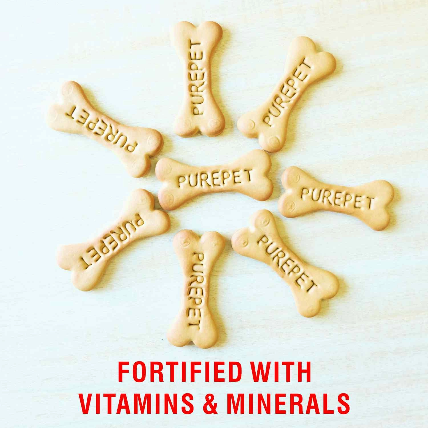 Purepet Mutton Flavour Real Chicken Biscuit Dog Treats