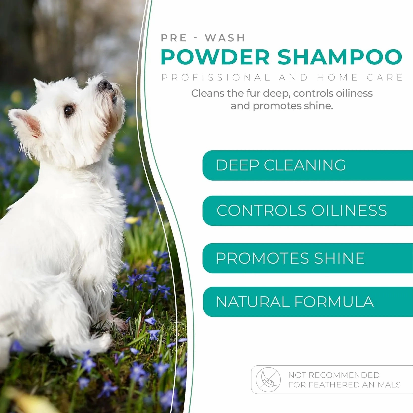 Pureza.Pet - Pre-Wash Powder Shampoo 500g
