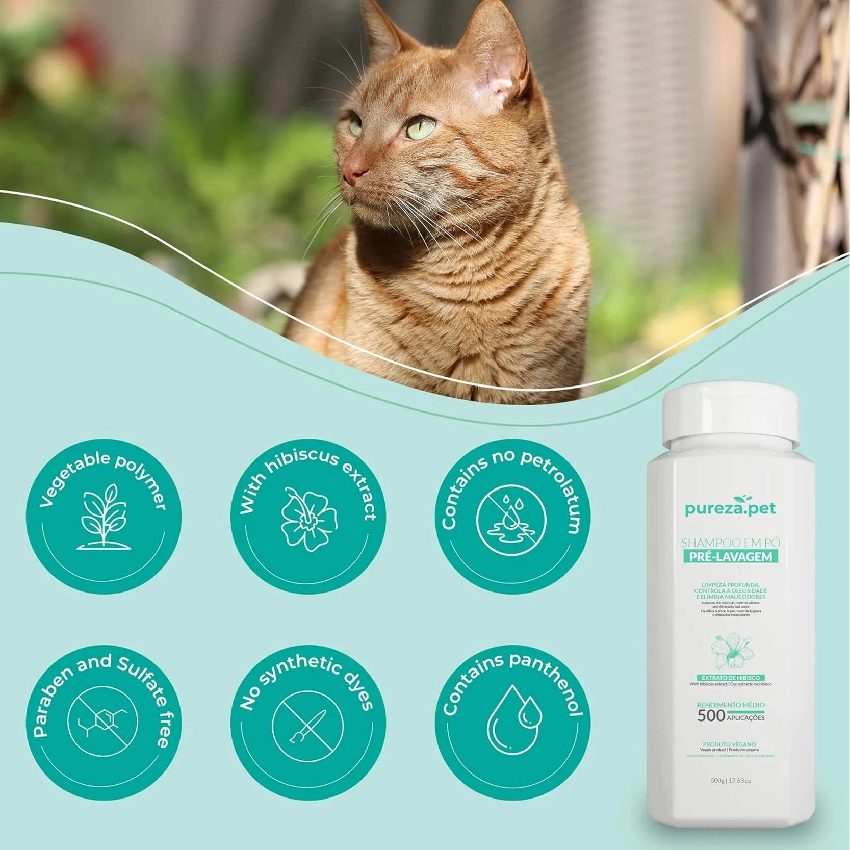 Pureza.Pet - Pre-Wash Powder Shampoo 500g