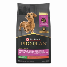 Purina Pro Plan Sensitive Skin and Stomach Dog Food Small Breed, Adult Salmon & Rice Formula