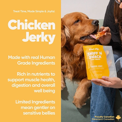 Purple Tails Sniff N Snack Chicken Jerky Dog Treat