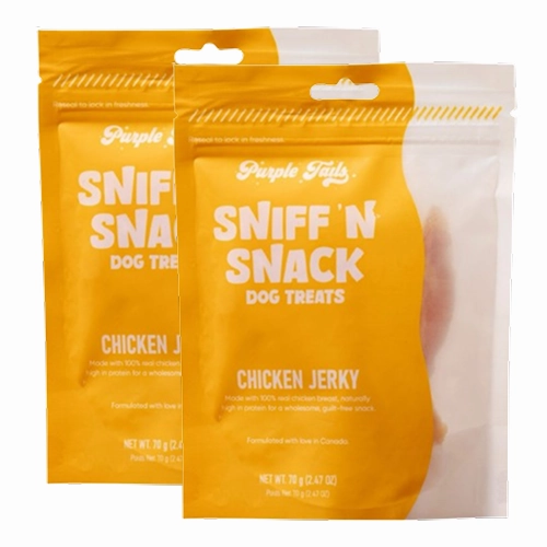 Purple Tails Sniff N Snack Chicken Jerky Dog Treat