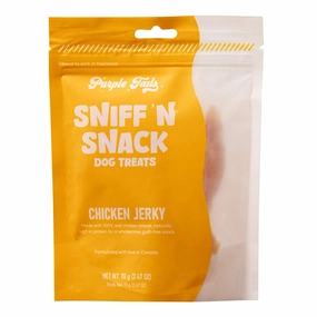 Purple Tails Sniff N Snack Chicken Jerky Dog Treat