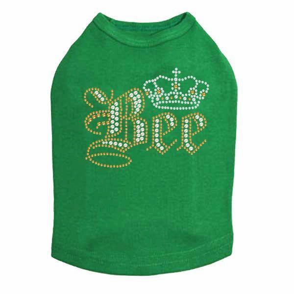 Queen Bee Rhinestone Dog Tank