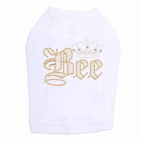 Queen Bee Rhinestone Dog Tank