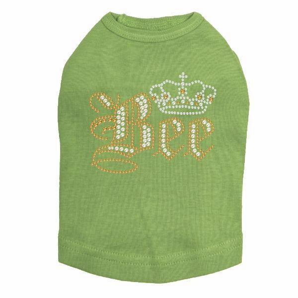 Queen Bee Rhinestone Dog Tank