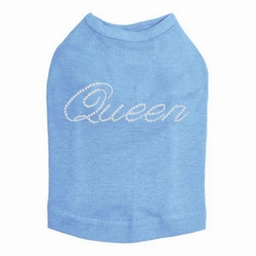 Queen Rhinestone Dog Tank