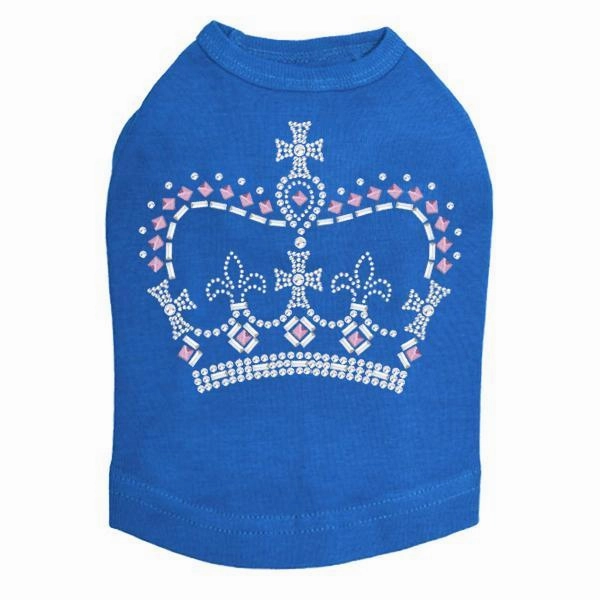 Queen's Crown Rhinestone Dog Tank