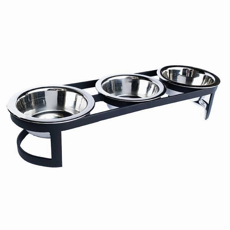 Raindrop Triple Dog Diner Black