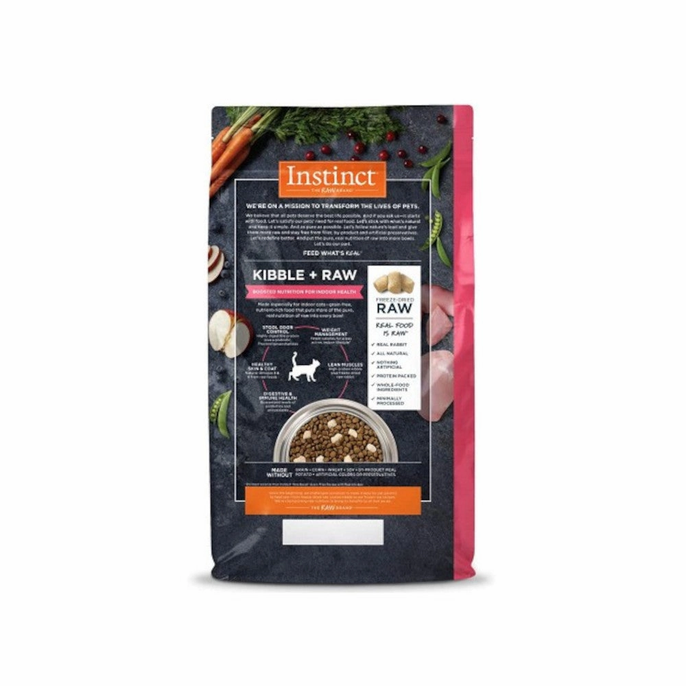 Raw Boost Indoor Health Grain Free Kibble Cat Dry Food - Rabbit