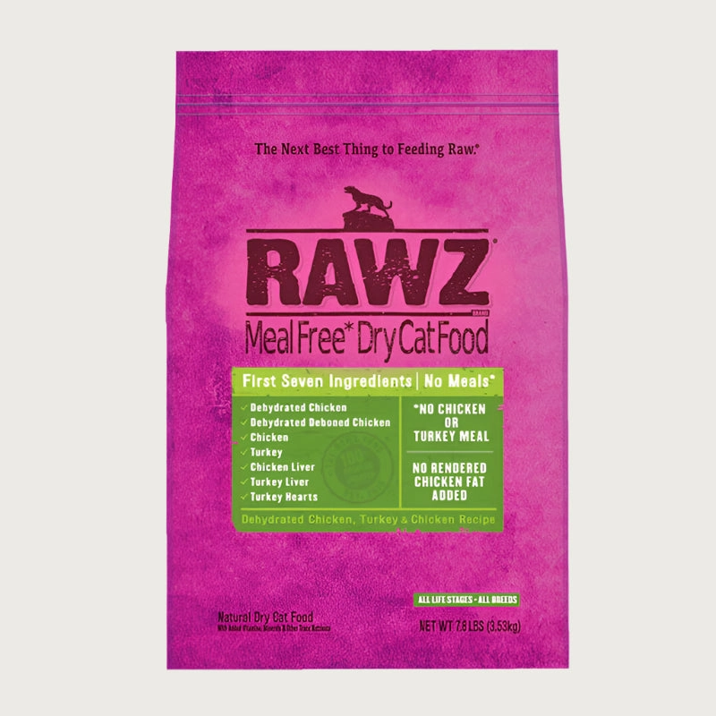 RAWZ Dehydrated Chicken, Turkey & Chicken Recipe Dry Food for Cats
