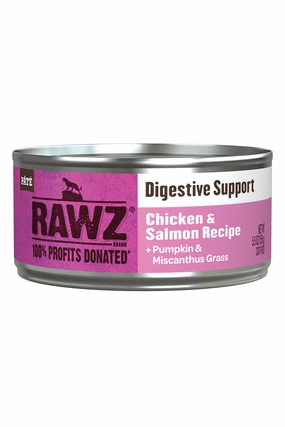 Rawz Digestive Chicken and Salmon Pate Wet Cat Food