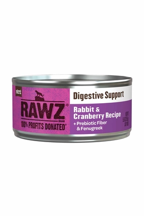 Rawz Digestive Rabbit and Cranberry Pate Wet Cat Food