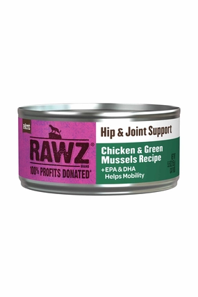 Rawz Hip and Joint Chicken and Green Mussels Pate Wet Cat Food