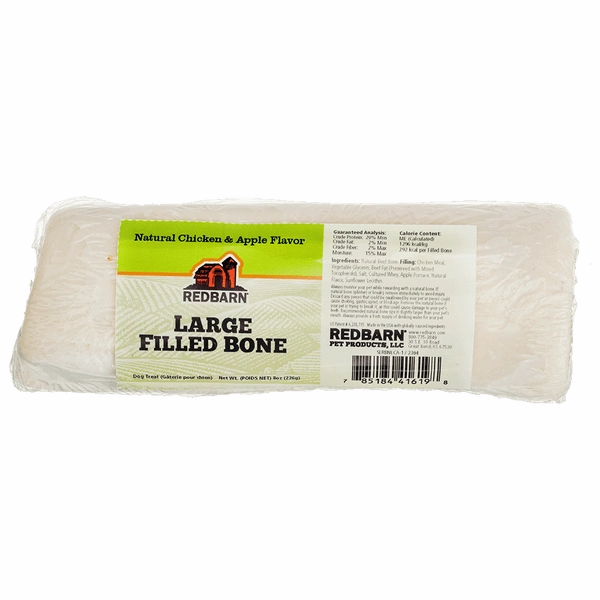 RedBarn Natural Filled Bone; Chicken & Apple