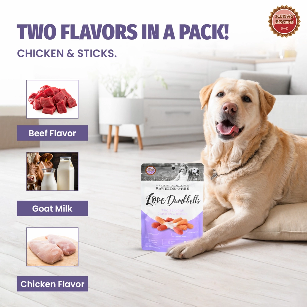 Rena Love Dumbbell Treats for Dogs