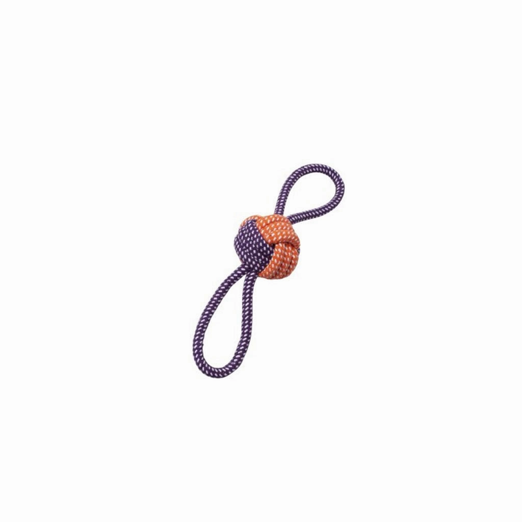 Rope w Ball Orange&Purple