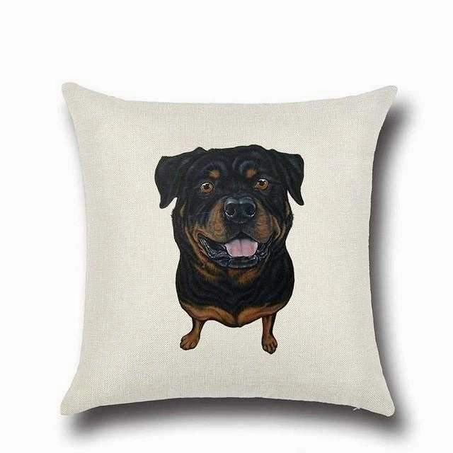 Rottweiler Throw Cushion