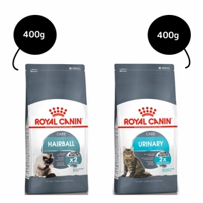 Royal Canin Hairball Care Dry Food and Urinary Care Adult Cat Dry Food Combo
