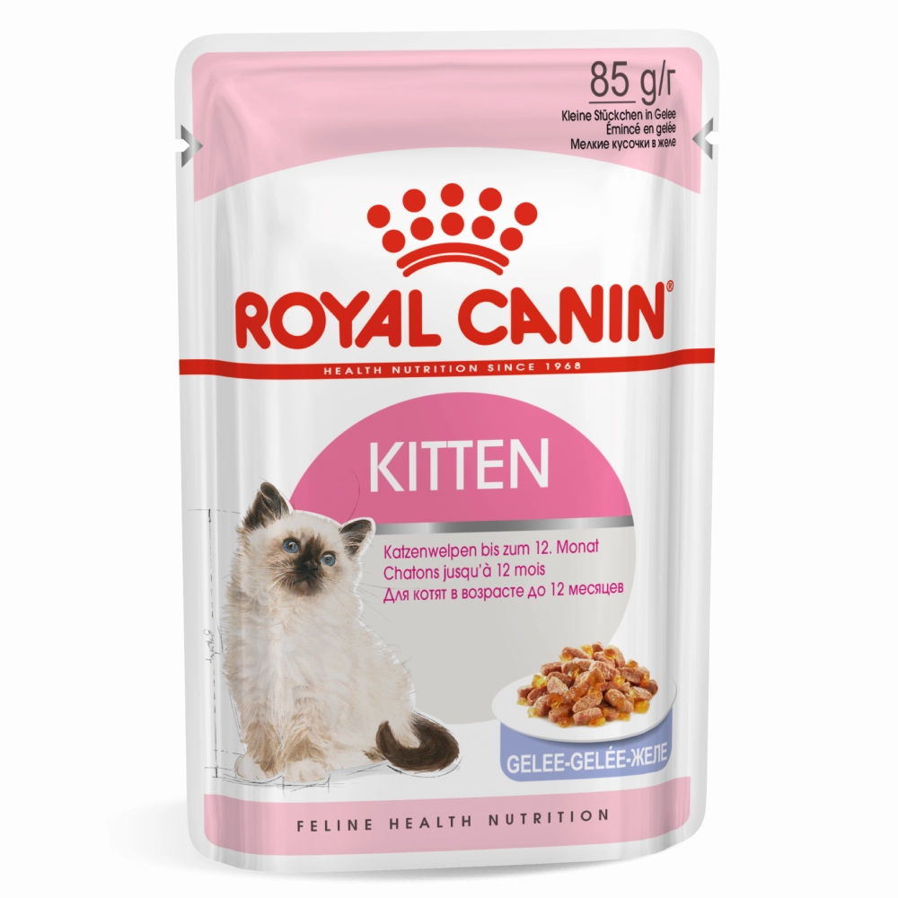 Royal Canin Kitten Jelly and Kitten Loaf Cat Wet Food Combo