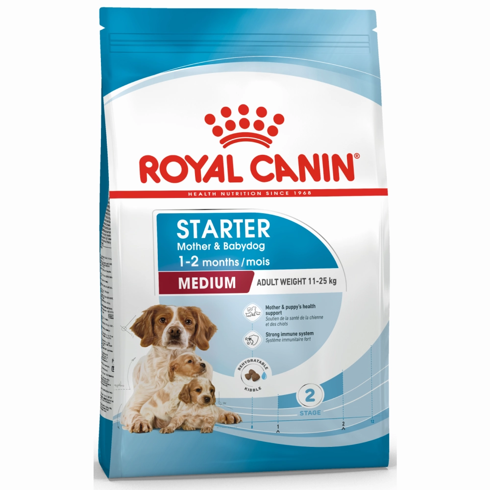 Royal Canin Medium Starter Dry Food for Medium Breed Dog and Puppies