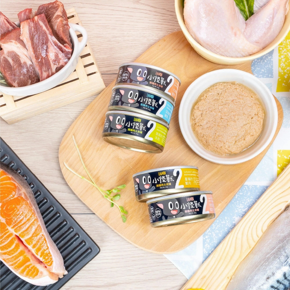 Salmon & Bonito Complete Balanced Cat Can