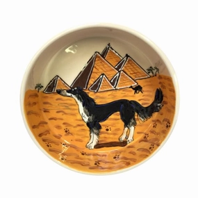 Saluki 2 Dog Bowl