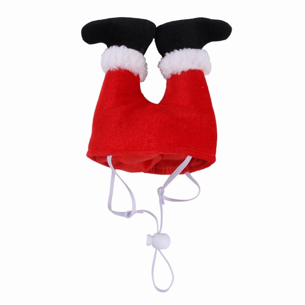 Santa Legs Dog Headpiece