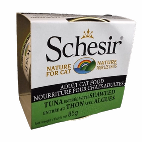 Schesir Tuna Entre with Seaweed in Jelly Adult Wet Cat Food