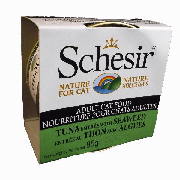 Schesir Tuna Entre with Seaweed in Jelly Adult Wet Cat Food