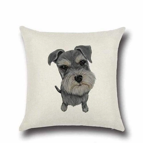 Schnauzer Throw Cushion