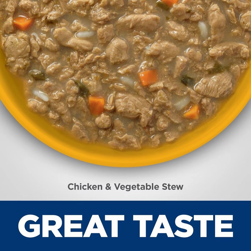 Science Diet - Adult 7  Senior Vitality Chicken & Vegetable Stew Cat Wet Food