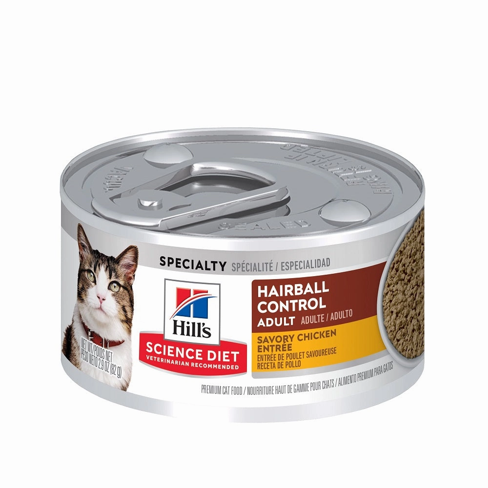 Science Diet - Adult Hairball Control Savory Chicken Entre Cat Wet Food