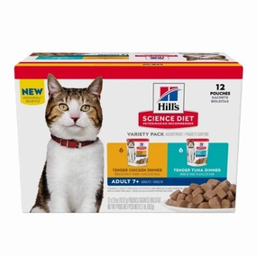 Science Diet Tender Dinner Adult 7  Variety Pack Cat Food Pouch