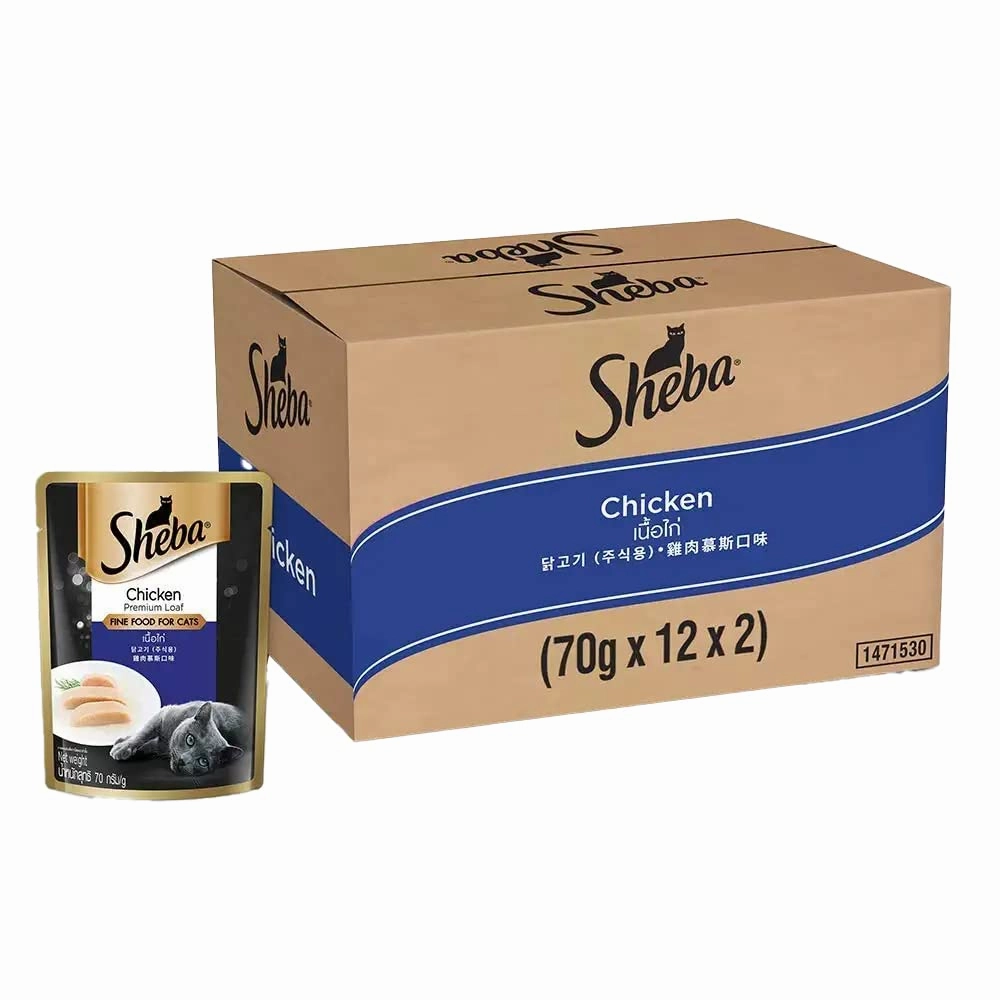 Sheba Chicken Loaf Rich Premium Adult Fine Cat Wet Food