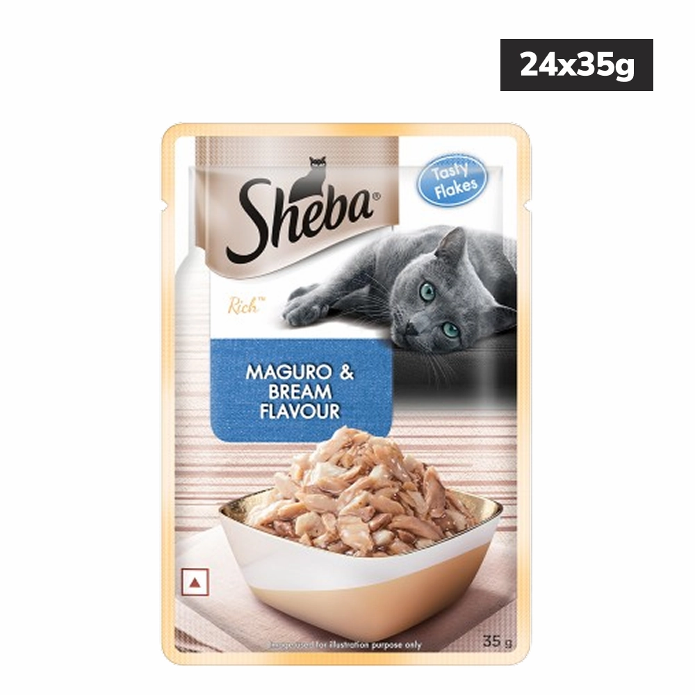 Sheba Maguro & Bream Fish Mix Premium Cat Wet Food