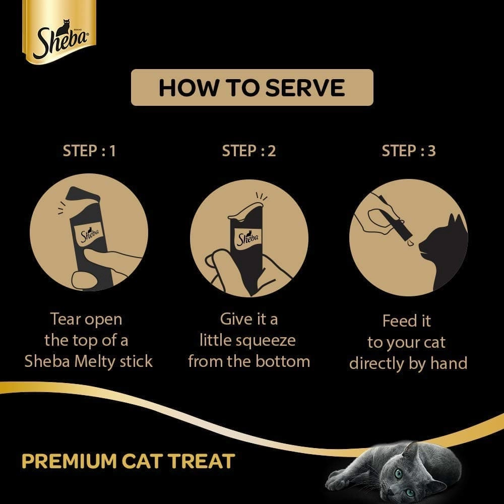 Sheba Tuna & Prawn Maguro Selection Melty Premium Treats, Basil Cotton Plush Cat Toy with Catnip and Trixie Premium Catnip for Cats Combo