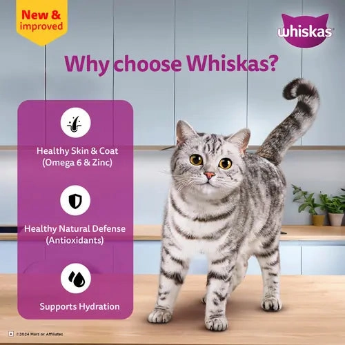 Sheba Tuna Pumpkin & Carrot In Gravy and Whiskas Chicken in Gravy Cat Wet Food Combo