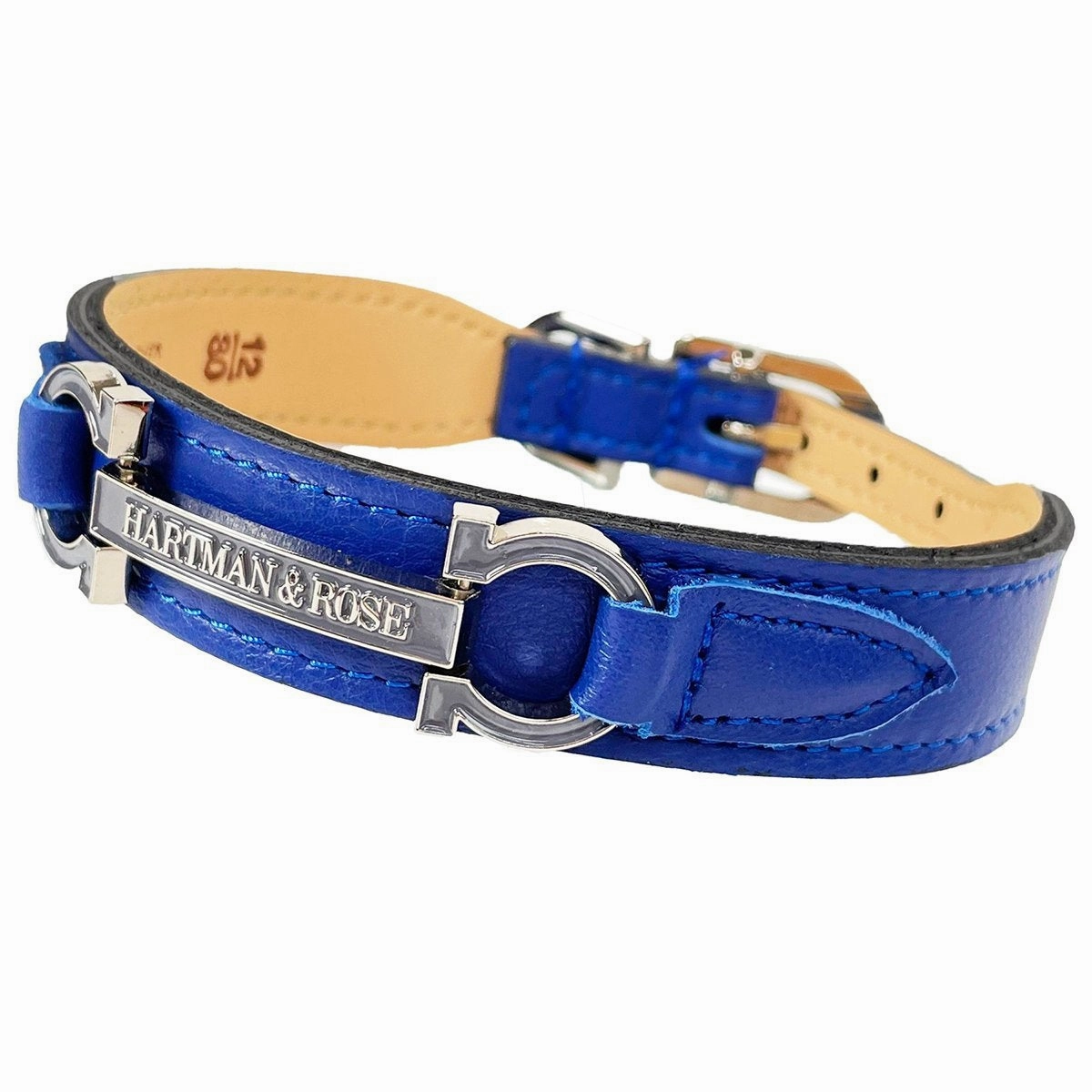 Signature Collection Dog Collar Cobalt Blue/Nickel