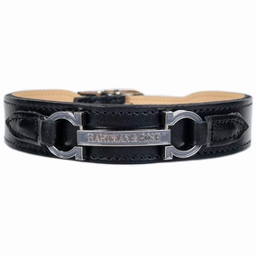 Signature Collection Dog Collar Jet Black/Nickel
