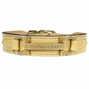 Signature Collection Dog Collar Vanilla/Gold
