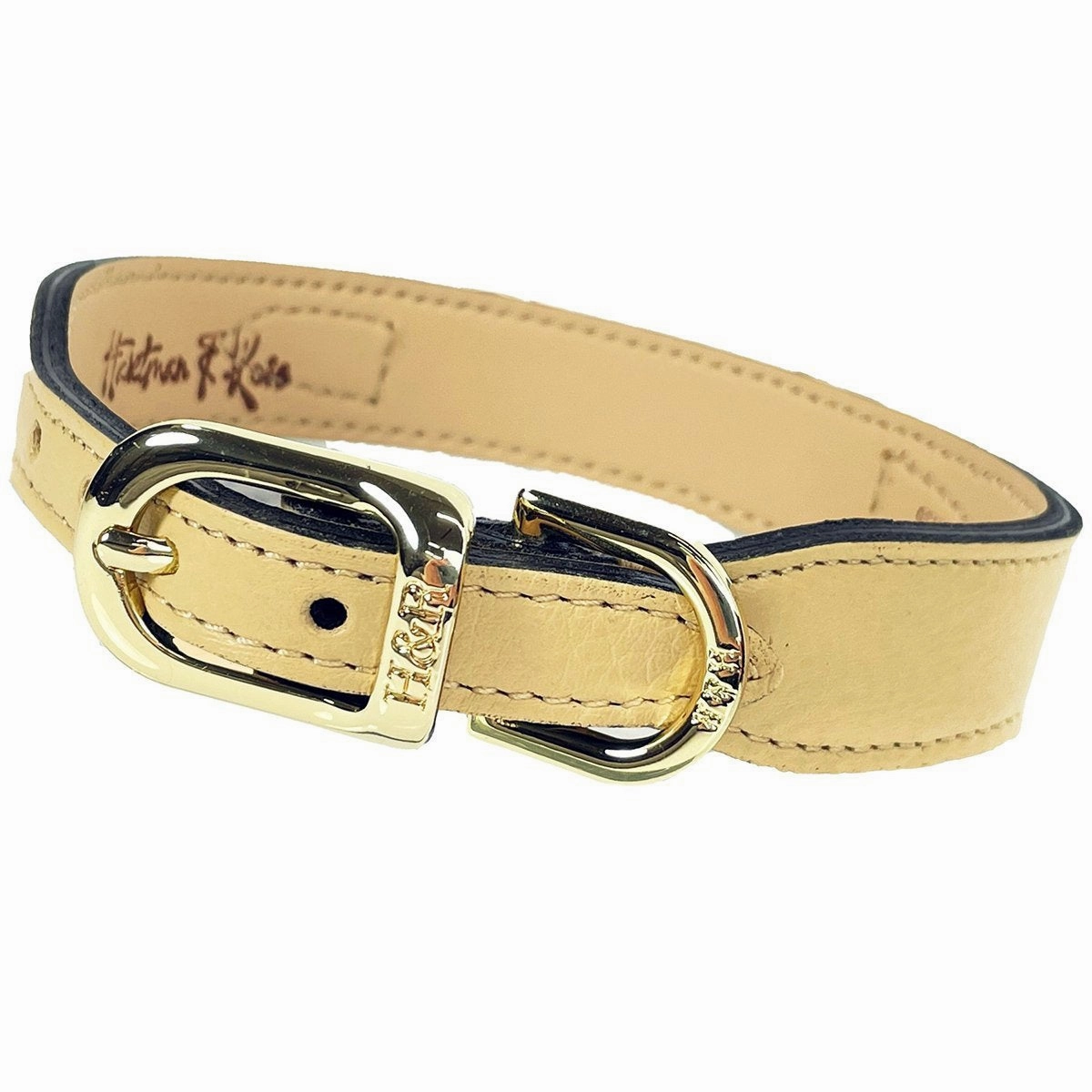 Signature Collection Dog Collar Vanilla/Gold