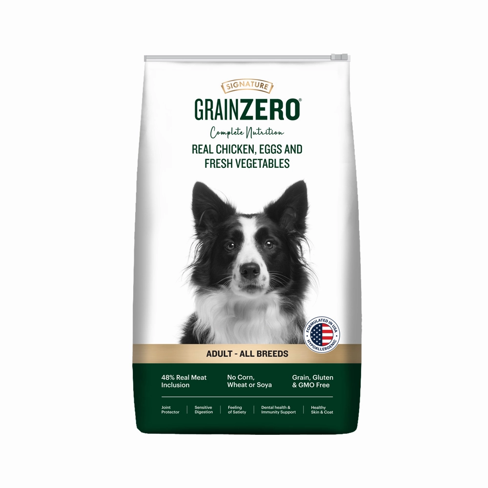 Signature Freedom Chicken and Rice and Grain Zero Real Chicken, Egg and Vegetables Adult Dog Dry Food Combo