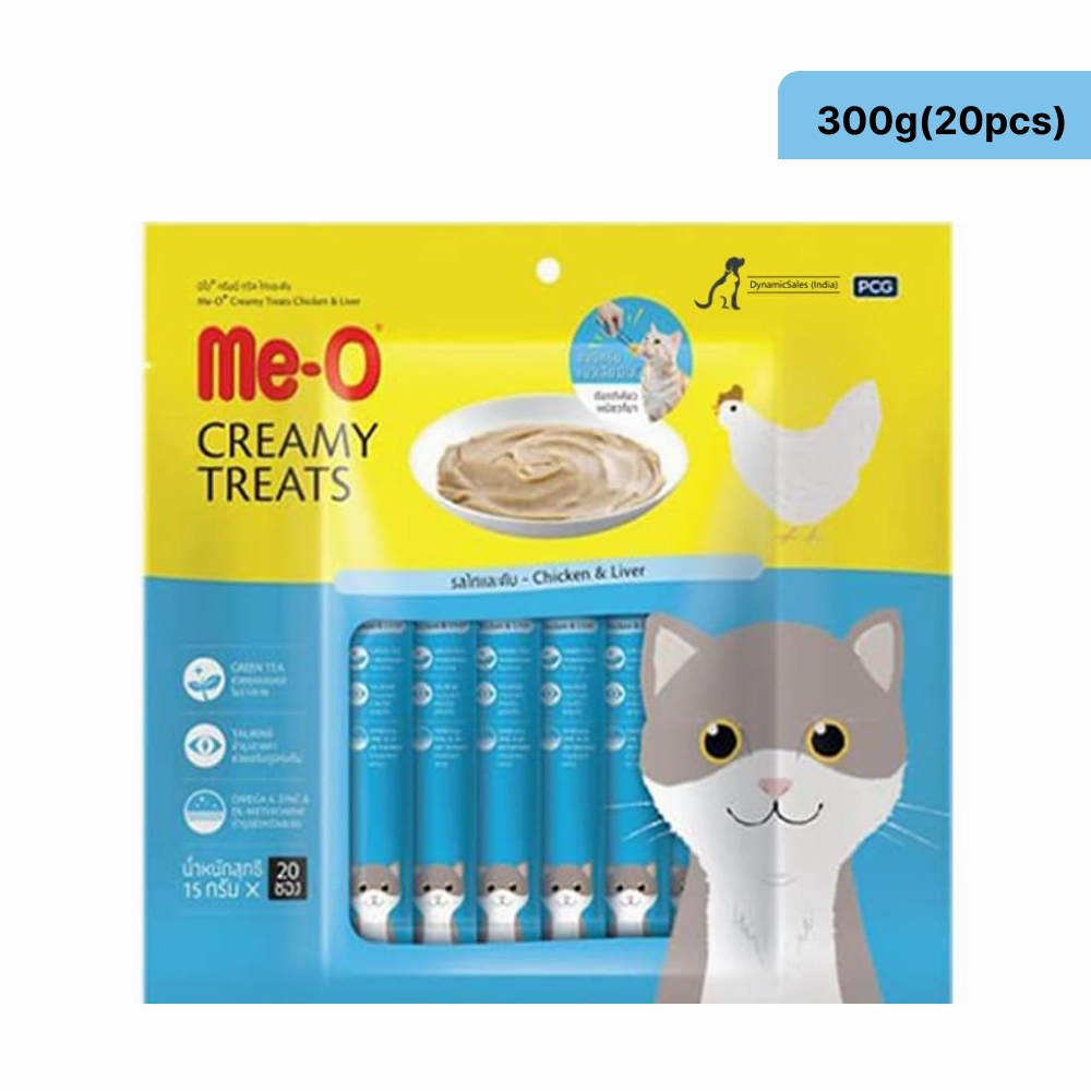 Signature Grain Zero Ocean Fish Sardine Mackerel Kitten Dry Food, Me O Creamy Chicken Liver Cats Treat Combo