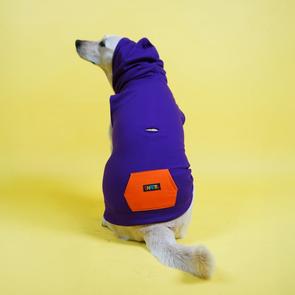 Skatrs Blaze Breezy Vest with Pockets for Dogs and Cats (Violet)