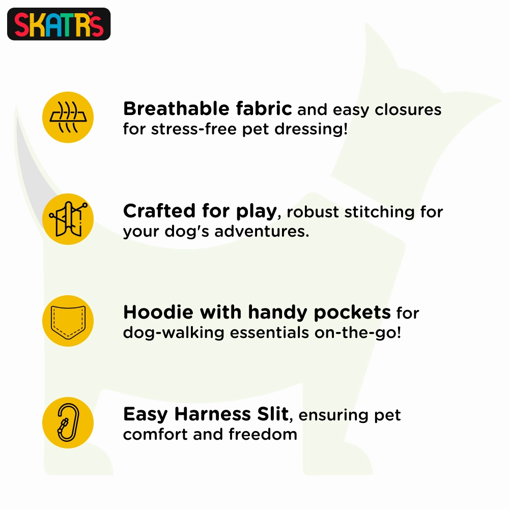 Skatrs Galaxy Breezy Vest with Pockets for Dogs and Cats (Green)