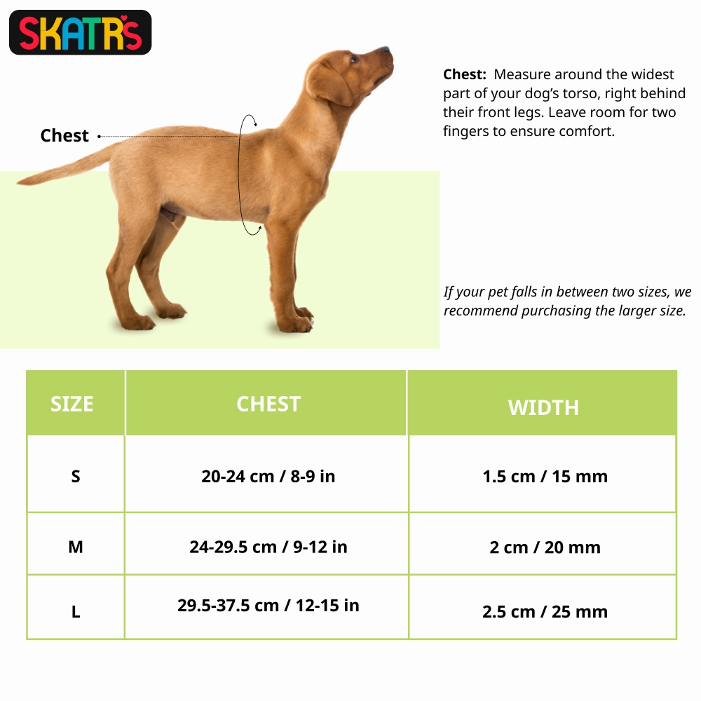 Skatrs Padded Nylon Y Harness for Dogs & Cats (Red)